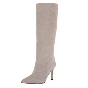 Guess Women's Dayton Knee High Boot, Grey Suede 189, 9.5